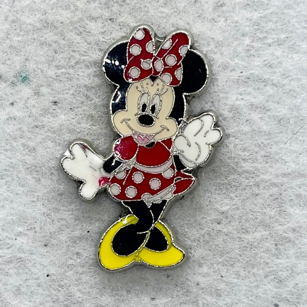 🔮 5/$25 Disney Minnie Mouse Red Polka Dot Dress Pin